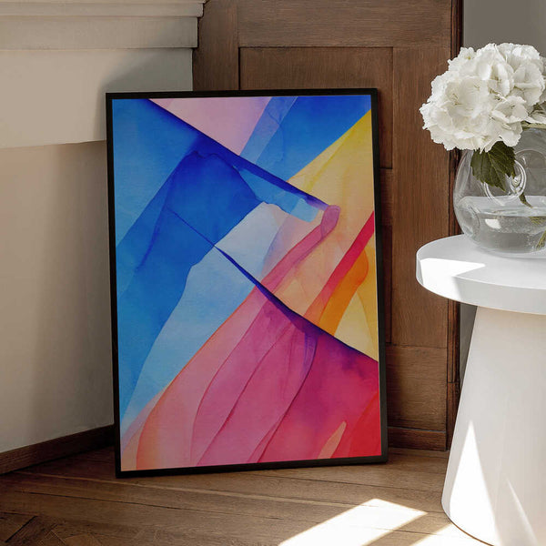 Tablou înramat „Nature Inspired Abstract Watercolor  (Day 72)” de Mauro