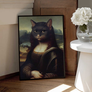 Tablou înramat „Meowlisa” de Dikhotomy