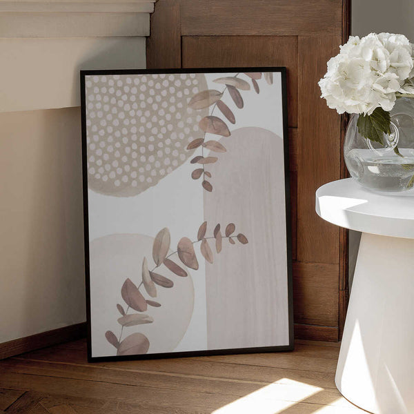 Tablou înramat „Boho In Neutral 1” de Sally Ann Moss