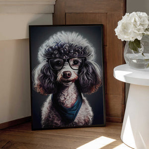 Tablou înramat „Dog hipster 4” de Justyna Jaszke