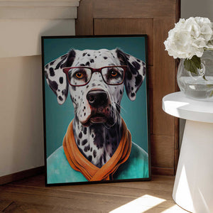 Tablou înramat „Dog Dalmatian” de Justyna Jaszke