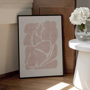 Tablou înramat „Beige Abstract Shapes” de Anne-Marie Volfova