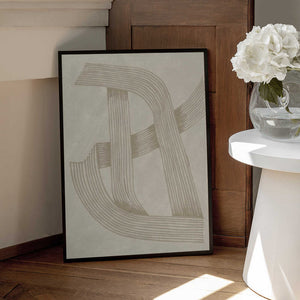 Tablou înramat „Abstract Sophisticated Line 02” de Lucrecia Caporale