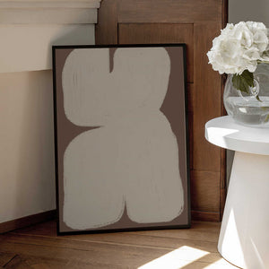 Tablou înramat „Curved Abstraction” de THE MIUUS STUDIO