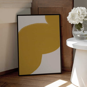 Tablou înramat „Golden Swirl Path” de THE MIUUS STUDIO