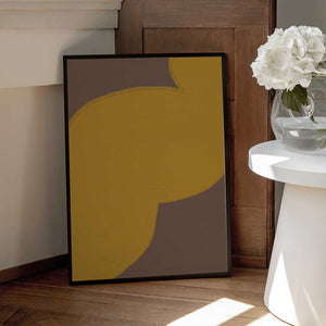 Tablou înramat „Golden Flow” de THE MIUUS STUDIO