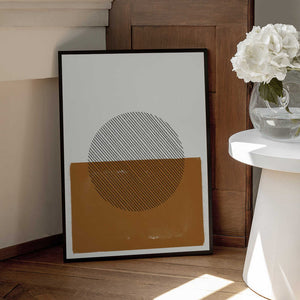Tablou înramat „Striped Horizon” de THE MIUUS STUDIO