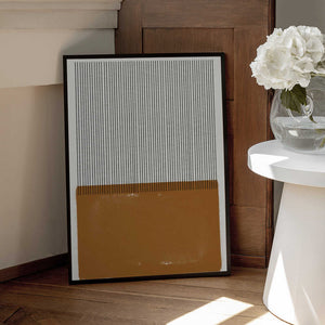 Tablou înramat „Striped Harmony” de THE MIUUS STUDIO
