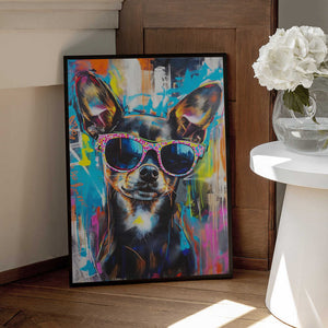 Tablou înramat „Bad Girl” de SHANDU