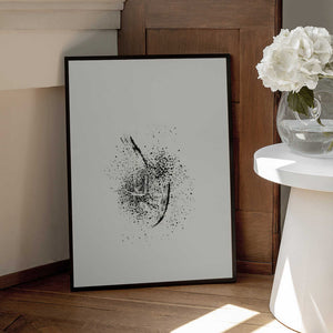 Tablou înramat „Brush splatters #2” de Imaginative