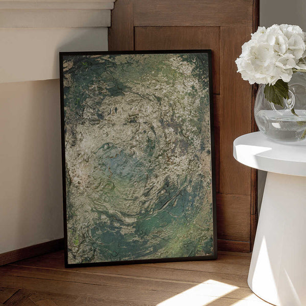 Tablou înramat „The Emerald Scorch” de Anete Purina-Purite