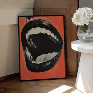 Tablou înramat „The Mouth” de Andreas Magnusson