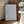 Tablou înramat „White Woven Blocks 3” de cartissi
