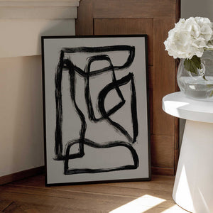 Tablou înramat „Brush Shapes 2” de Mareike Böhmer