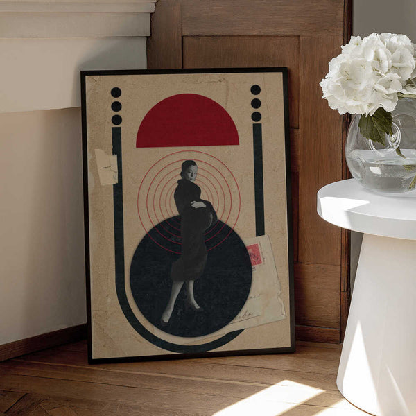 Tablou înramat „Me in the Middle” de Pia Lilenthal