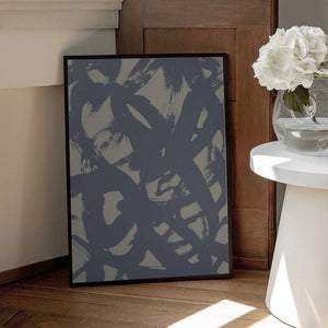 Tablou înramat „Abstract Brush Strokes 399X” de Mareike Böhmer