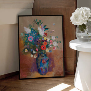 Tablou înramat „Bouquet of Flowers” de Odilon Redon