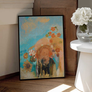 Tablou înramat „Evocation of Rousse” de Odilon Redon