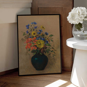 Tablou înramat „Wildflowers” de Odilon Redon