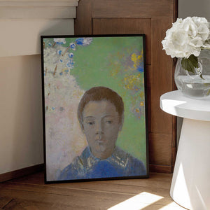 Tablou înramat „Portrait of Ari Redon” de Odilon Redon