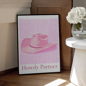 Tablou înramat „P&c Howdypartner Copy” de Jenny Liz Rome