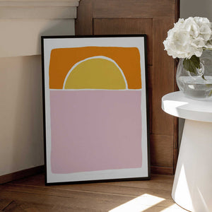 Tablou înramat „Pandc Sunset Copy” de Jenny Liz Rome