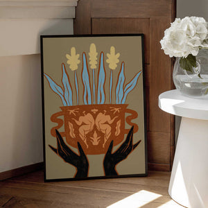 Tablou înramat „Vessel Collection : Growth” de Arty Guava