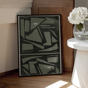 Tablou înramat „Shattered Geometry” de THE MIUUS STUDIO