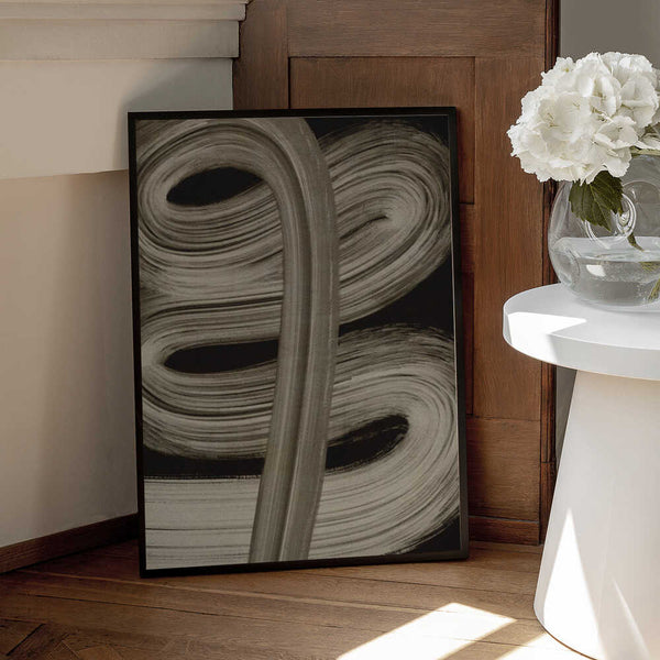 Tablou înramat „Flowing Strokes” de Treechild