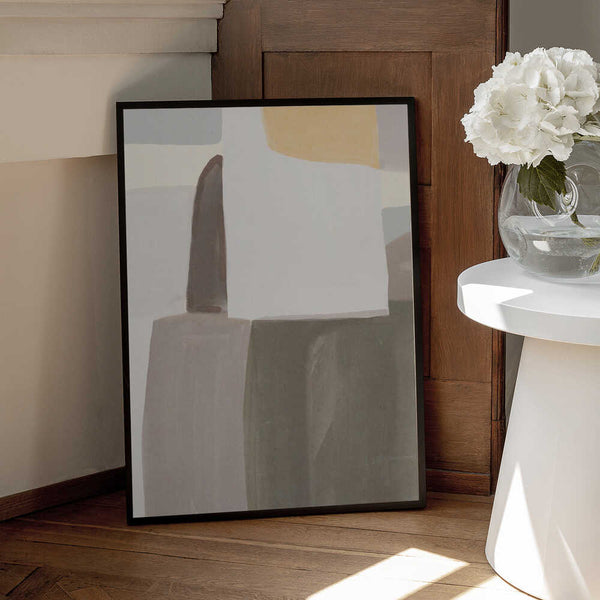 Tablou înramat „Muted Geometry” de Little Dean