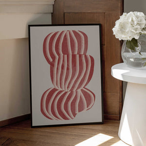 Tablou înramat „Striped Balance” de THE MIUUS STUDIO