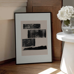 Tablou înramat „Textured Layers” de THE MIUUS STUDIO
