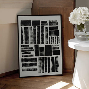 Tablou înramat „Monochrome Blocks” de THE MIUUS STUDIO