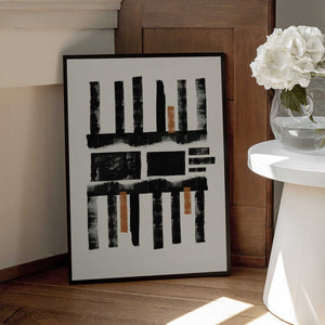 Tablou înramat „Geometric Rhythm” de THE MIUUS STUDIO