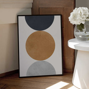 Tablou înramat „Art with circles 4” de Vitor Costa