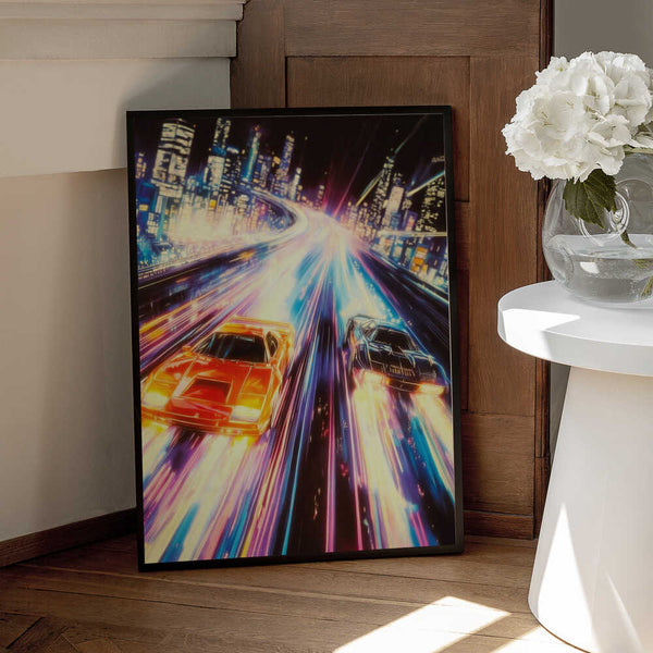 Tablou înramat „Street Racers” de Taudalpoi