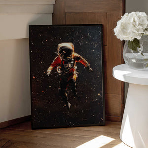 Tablou înramat „An Astronaut in Space” de Taudalpoi