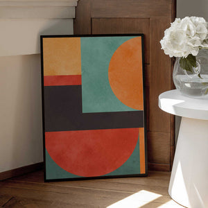 Tablou înramat „Colorful geometric composition 2” de Vitor Costa