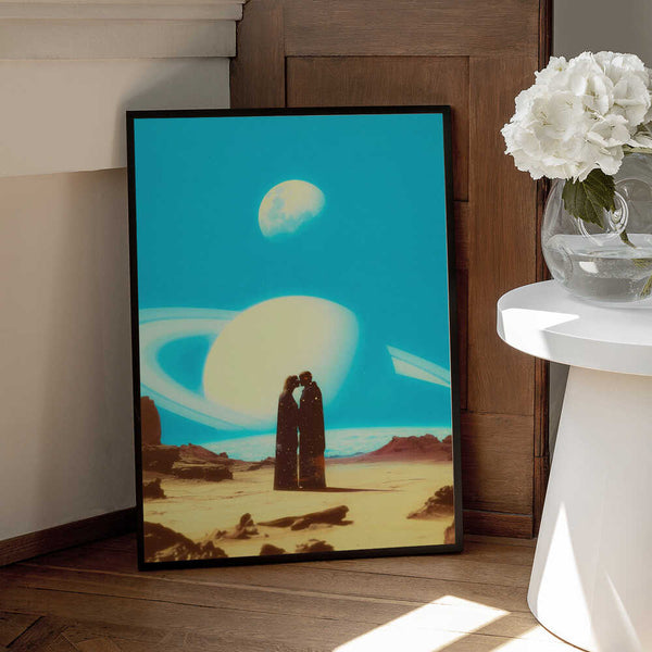 Tablou înramat „Falling In Love On Mars” de Taudalpoi