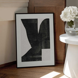 Tablou înramat „Dark Silhouette Form” de THE MIUUS STUDIO