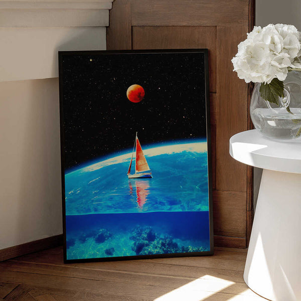 Tablou înramat „Sailboat 1” de Taudalpoi