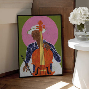 Tablou înramat „MUSICIAN GUY VII” de Gulcihan Ozguc