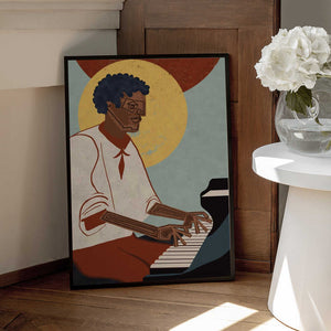 Tablou înramat „MUSICIAN GUY VIII” de Gulcihan Ozguc