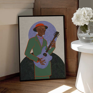 Tablou înramat „MUSICIAN GUY XII” de Gulcihan Ozguc