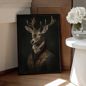 Tablou înramat „Stag Portrait” de Andreas Magnusson