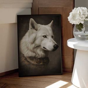 Tablou înramat „Wolf Portrait” de Andreas Magnusson