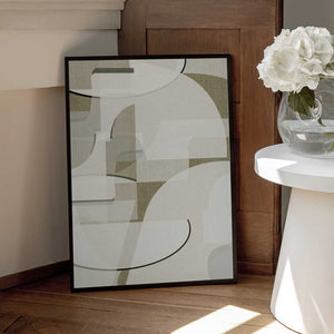 Tablou înramat „Neutral Curves 1” de cartissi