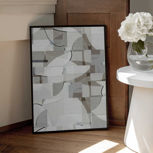 Tablou înramat „Neutral Curves 8” de cartissi