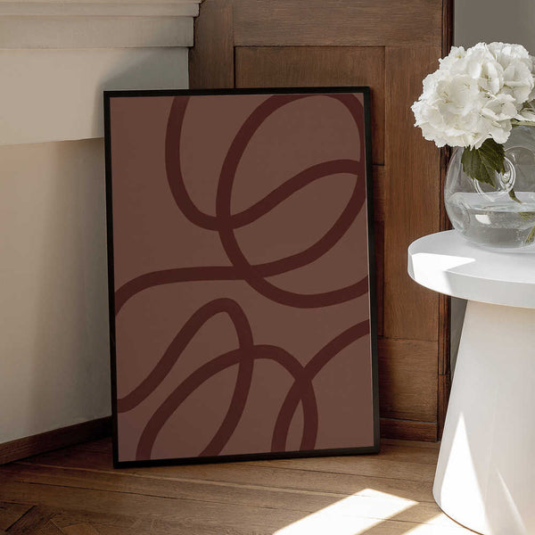 Tablou înramat „Loops in Motion” de Treechild