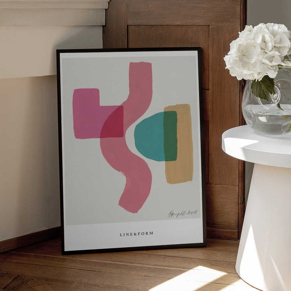 Tablou înramat „Shapes in Motion” de Treechild